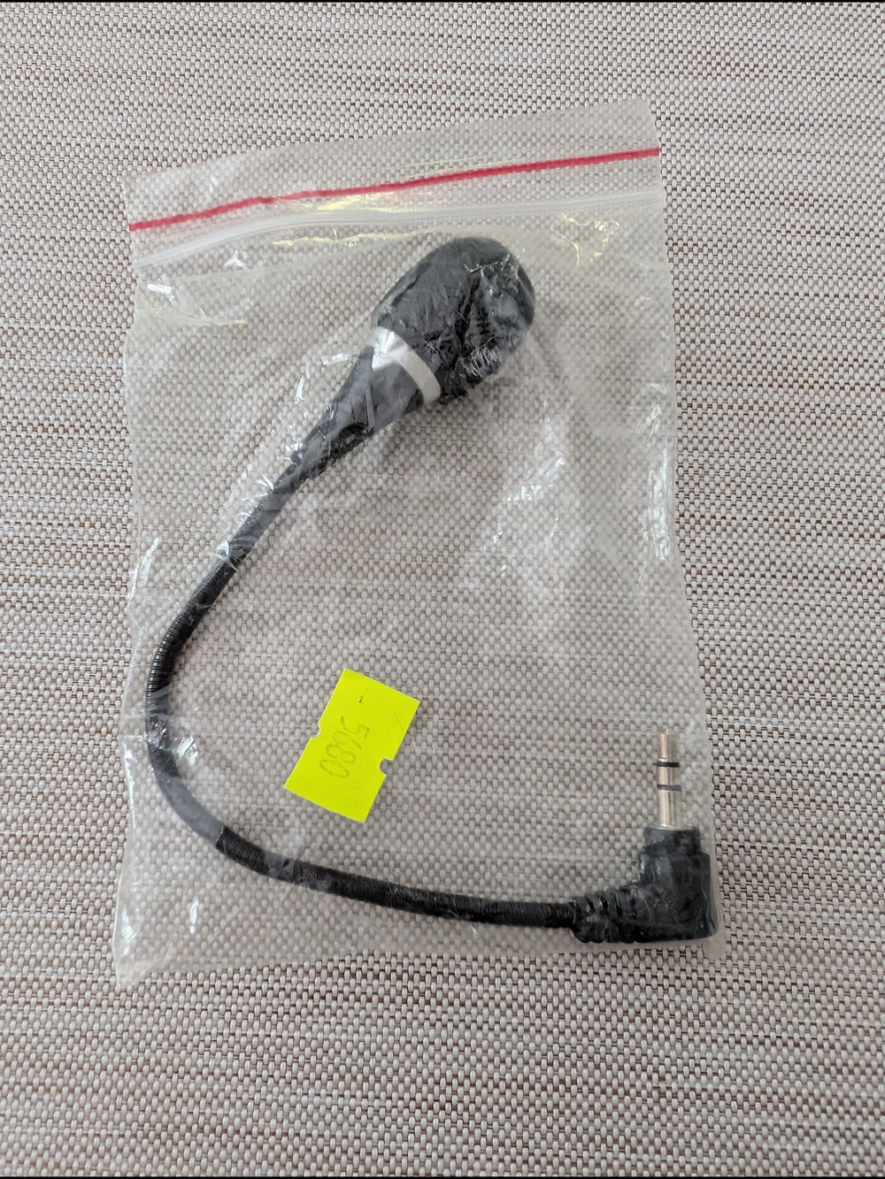 Small Mini Microphone Black Bendable NIB